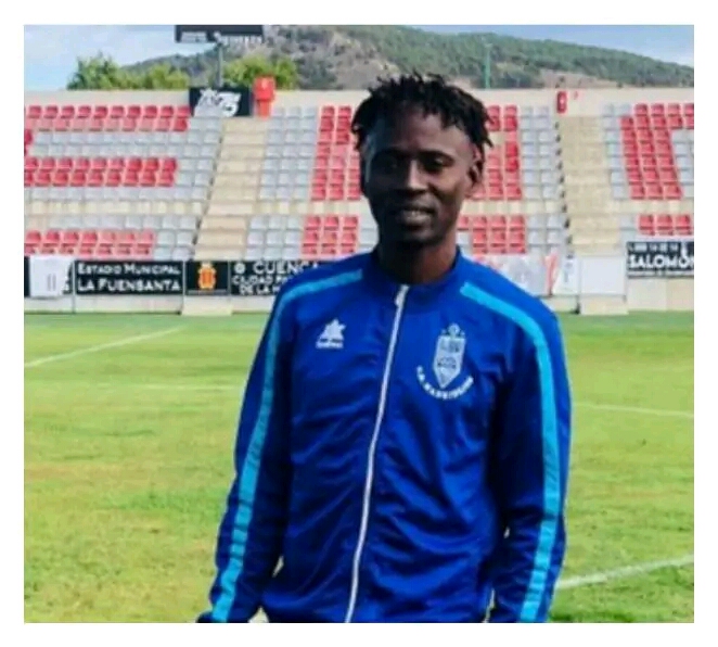  A Nigerian player collapse and dies in Spain